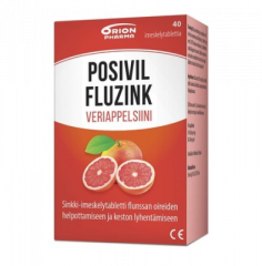 POSIVIL FLUZINK VERIAPPELSIINI IMESKELYTABLETTI 40 TABL